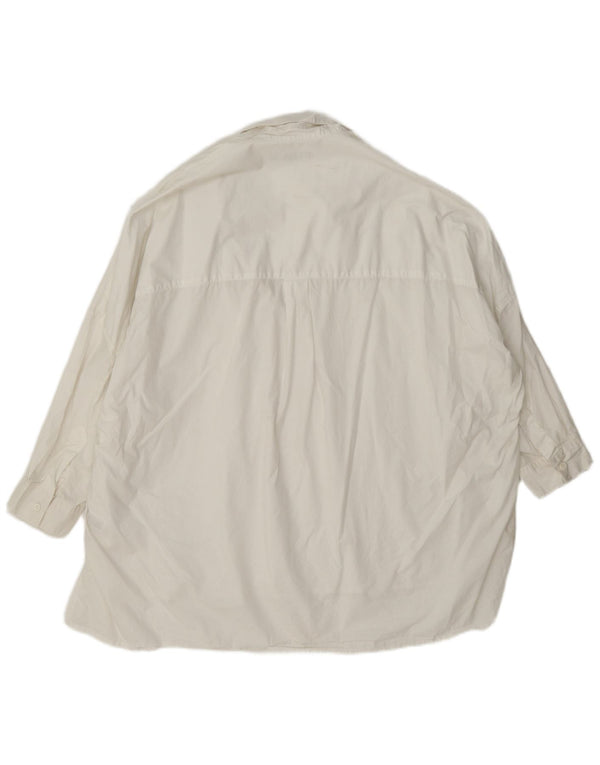 Pulôver feminino de manga 3/4 da French Connection UK 18 XL branco