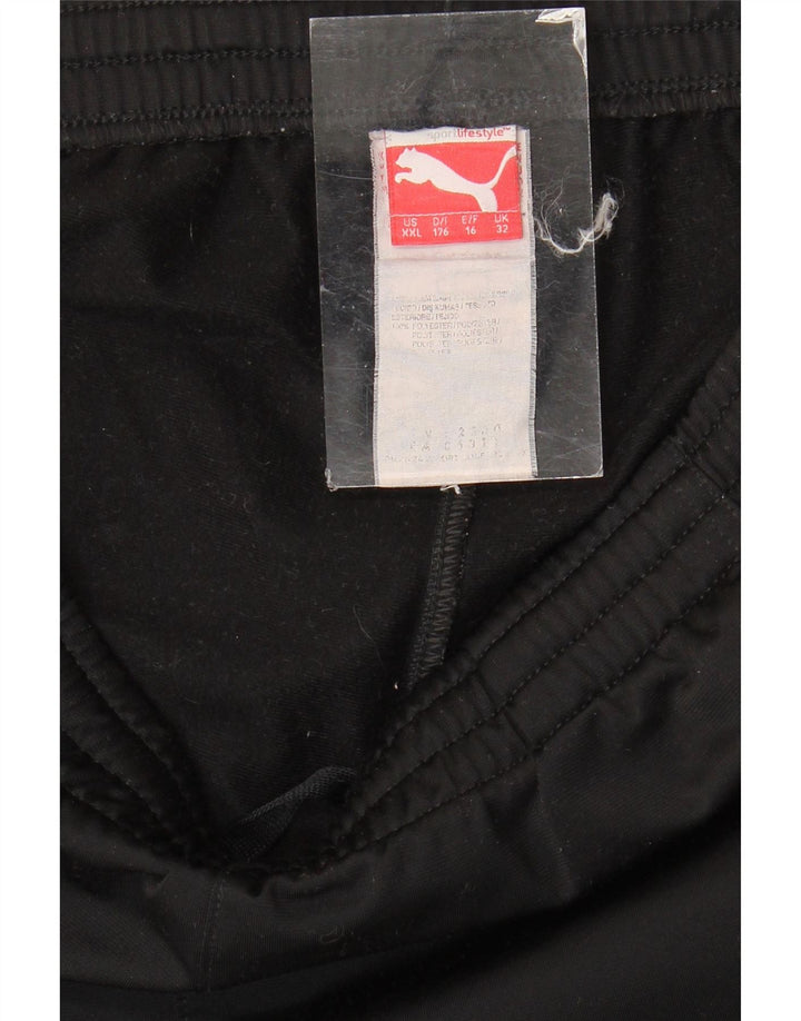 Calça de treino Puma Boys Graphic Joggers 15-16 anos preto poliéster