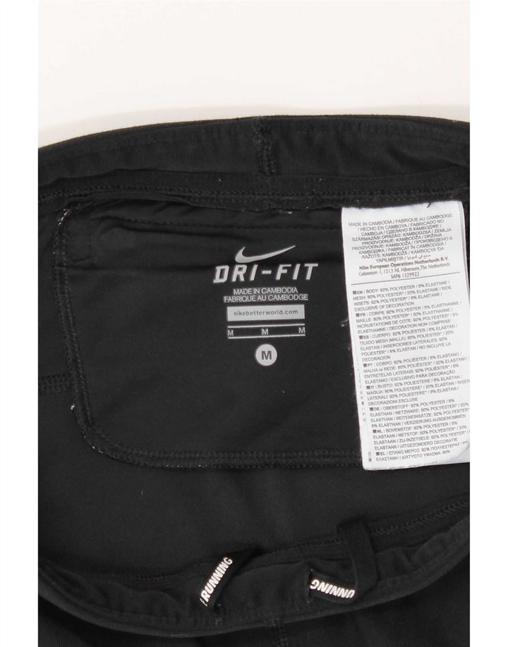 Leggings Nike Dri Fit UK 12 Médio Preto Colourblock Poliéster