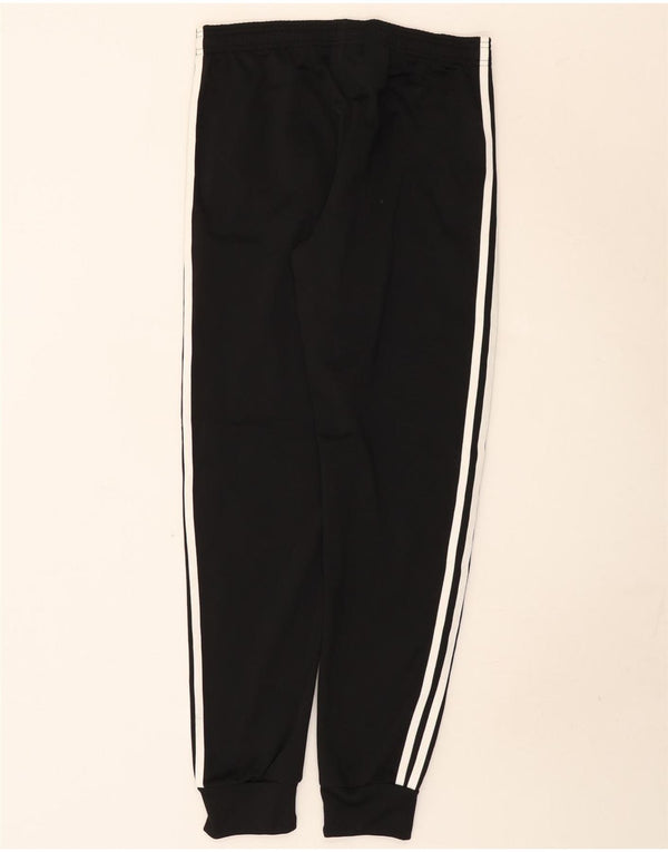 Adidas meninos calças de treino joggers 13-14 anos preto poliéster