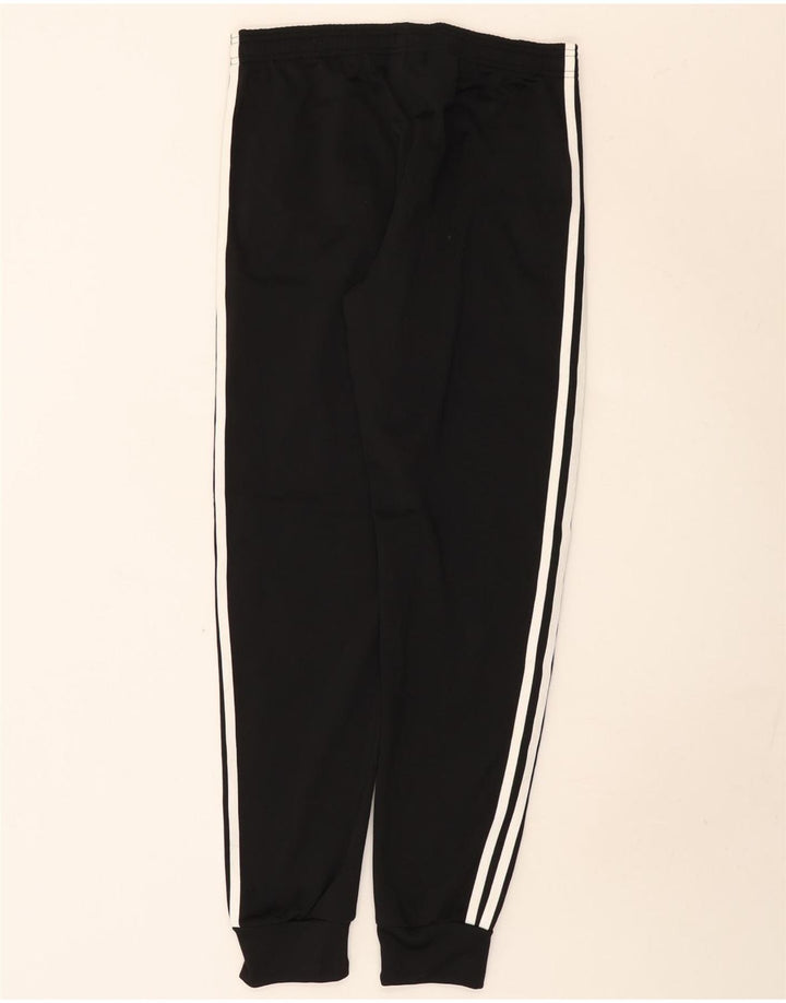 Adidas meninos calças de treino joggers 13-14 anos preto poliéster