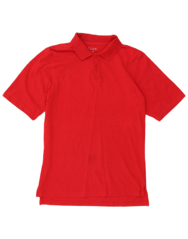Polo Izod Meninas 13-14 Anos XL Vermelho Algodão
