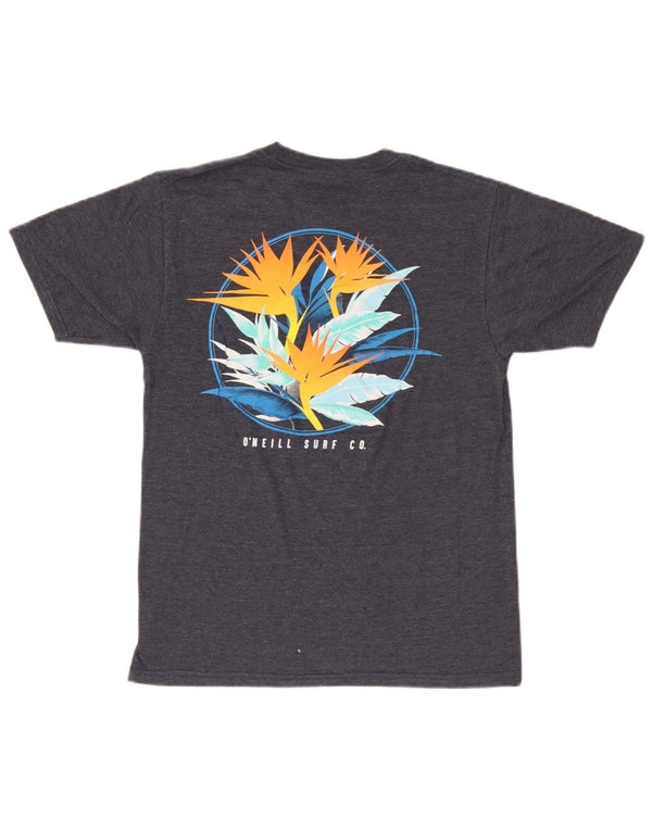 O'Neill Mens Modern Fit Graphic T-Shirt Top Small Grey Cotton