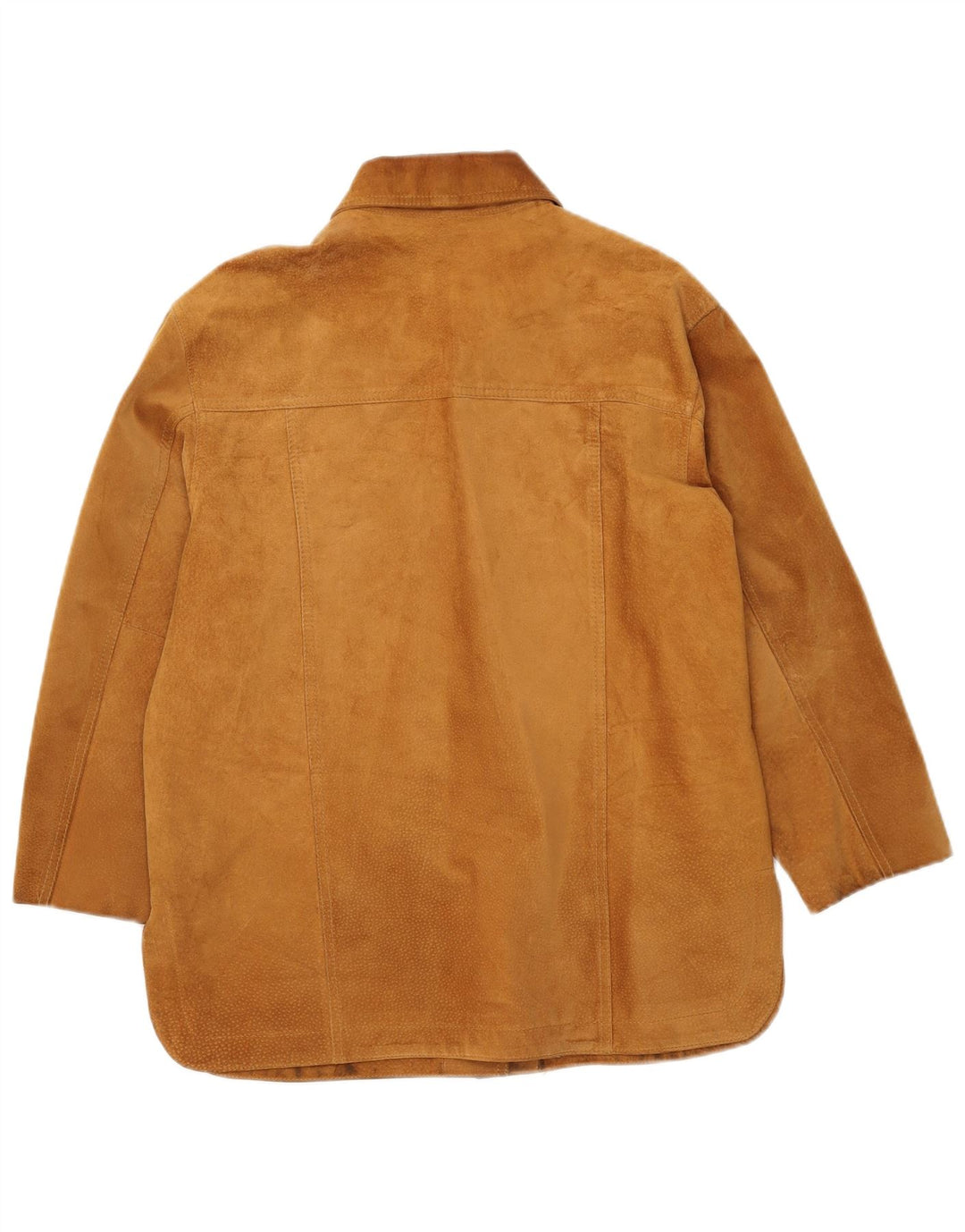 Jaqueta feminina VINTAGE de camurça IT 42 couro bege médio