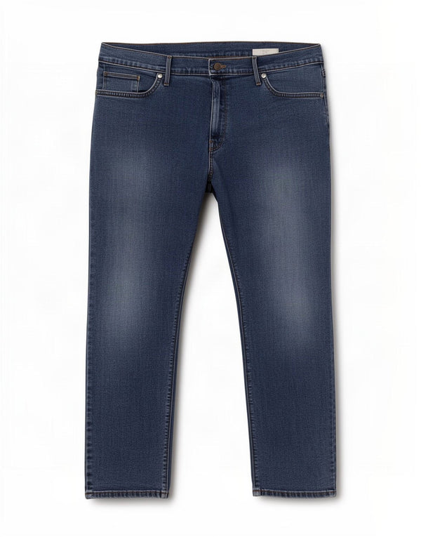 Marks & Spencer Mens Slim Jeans W38 L29 Azul Algodão