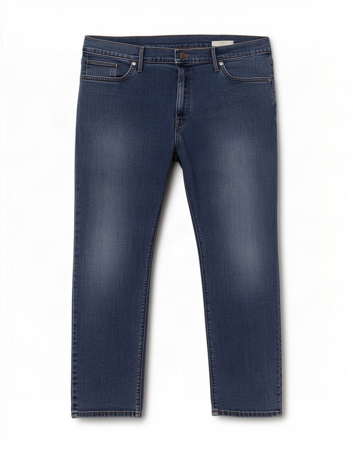 Marks & Spencer Mens Slim Jeans W38 L29 Azul Algodão