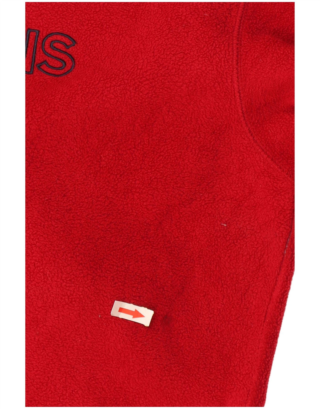 Suéter de lã masculino Nautica com zíper e gola XL vermelho poliéster