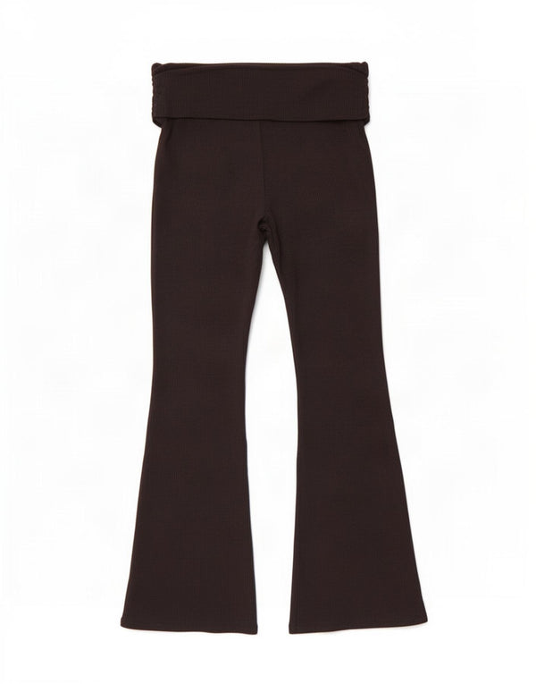 Leggings femininas Marks & Spencer para maternidade slim fit flare Reino Unido 16 grandes pretas