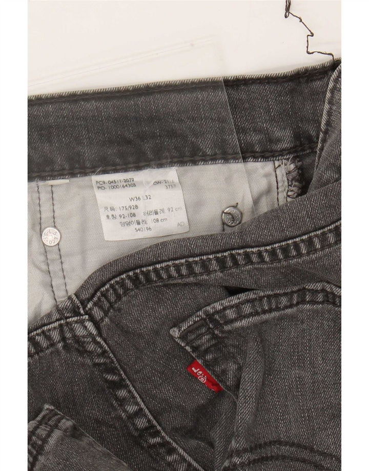 Jeans retos masculinos Levi's W36 L29 cinza