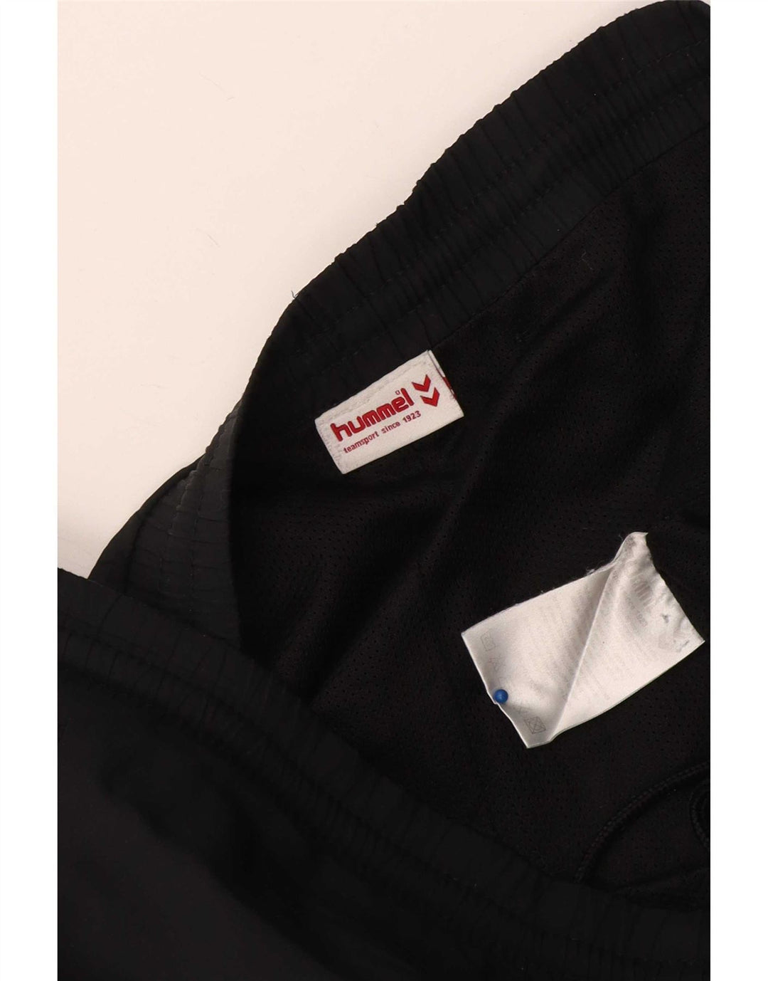Calça de treino masculina Hummel Graphic grande poliéster colorblock preto