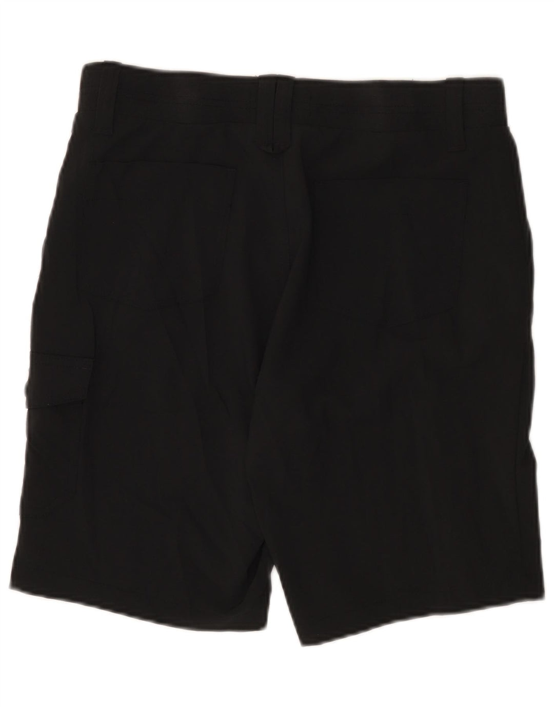 Shorts cargo feminino LEE Riders cintura alta US 10 grande W30 poliéster preto