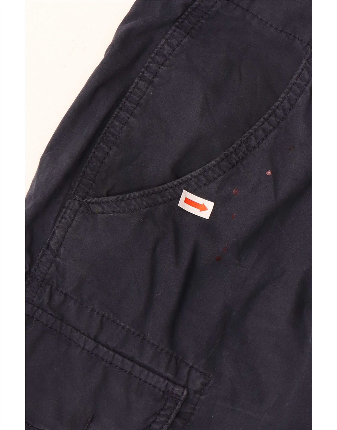 Shorts cargo masculino Napapijri W33 médio azul marinho algodão