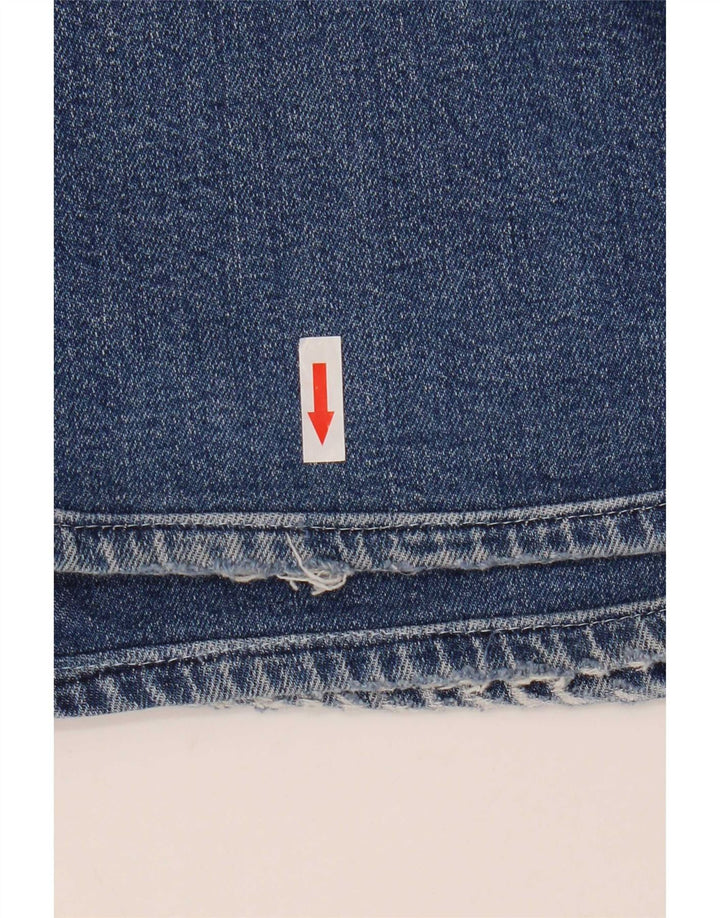 Rifle feminino bootcut jeans W28 L34 algodão azul