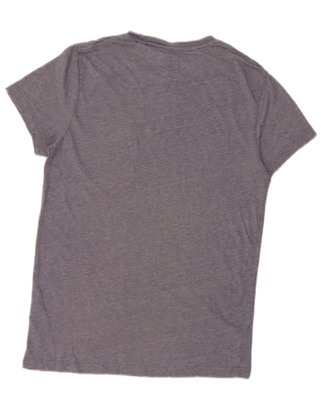 Camiseta masculina Jack Wills top pequeno algodão manchado azul