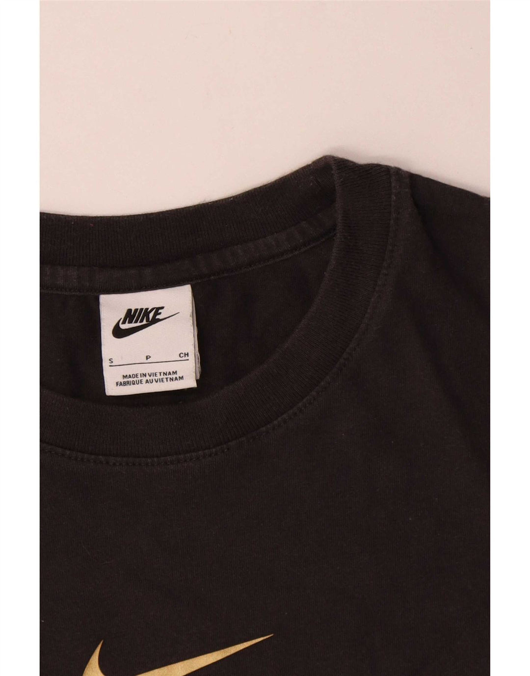 Camiseta masculina Nike Air Top pequeno bloco colorido marrom