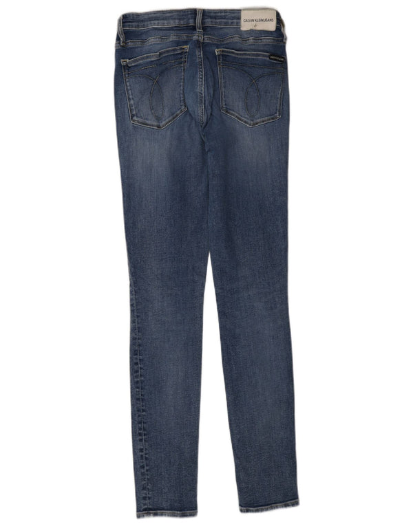 Calça jeans skinny feminina Calvin Klein W28 L32 azul
