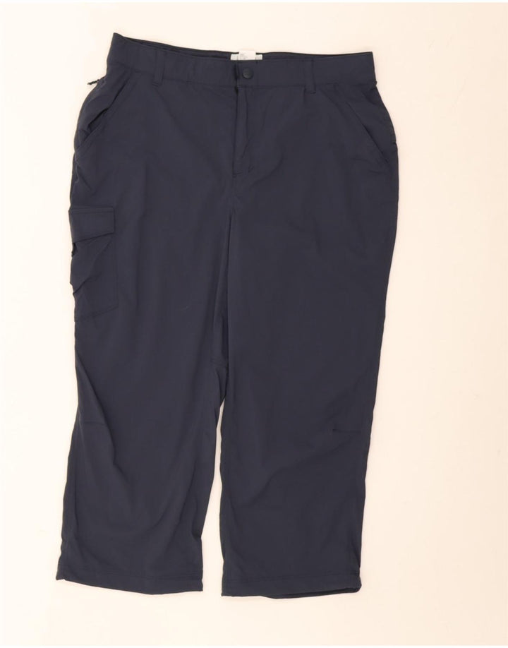 Calça Cargo Capri Masculina L.L.Bean Médio W32 L22 Azul Marinho Nylon