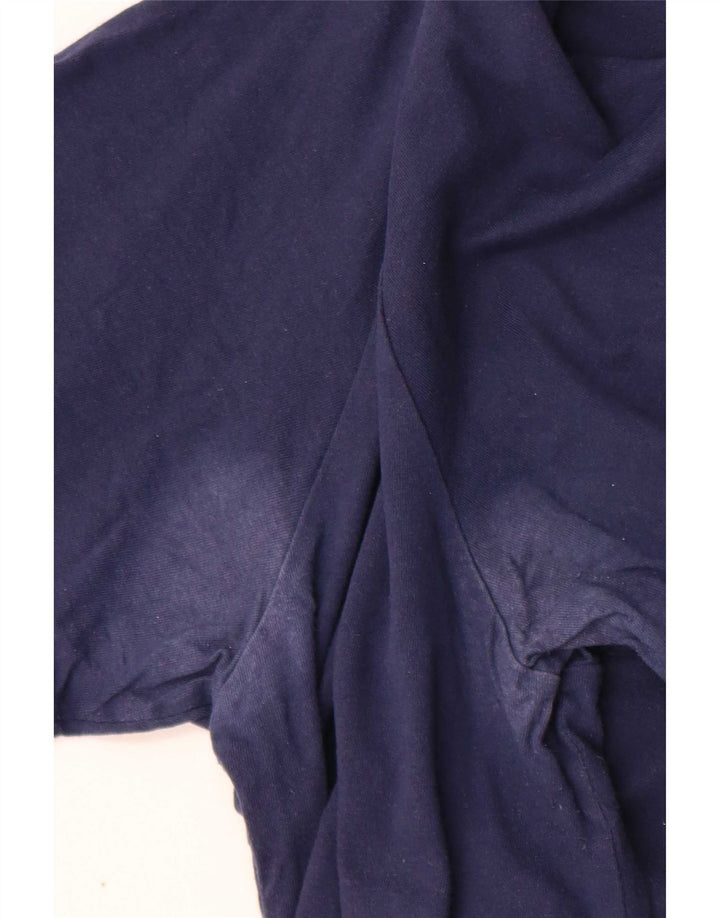 Camiseta masculina Nike Top médio algodão azul marinho