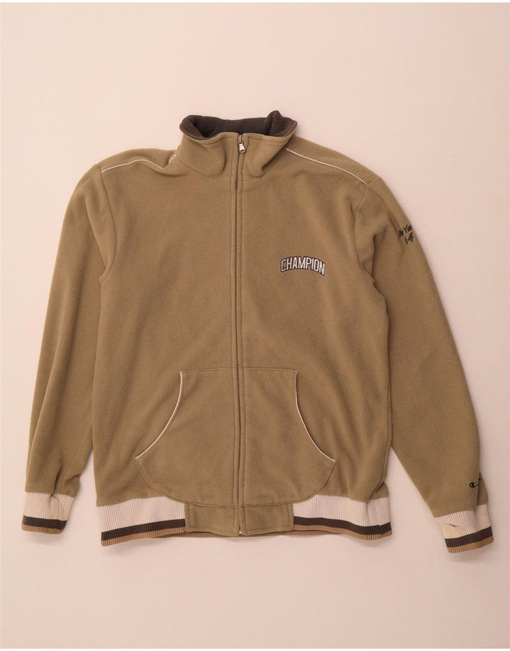 Jaqueta de lã feminina Champion UK 18 XL Khaki Colourblock Poliéster