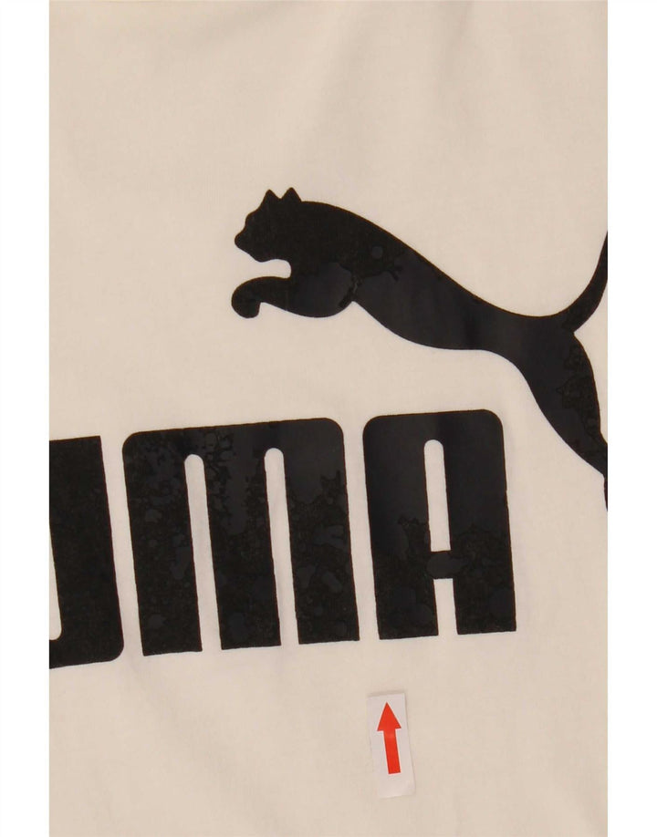 Camiseta gráfica masculina Puma Top 2XL branca