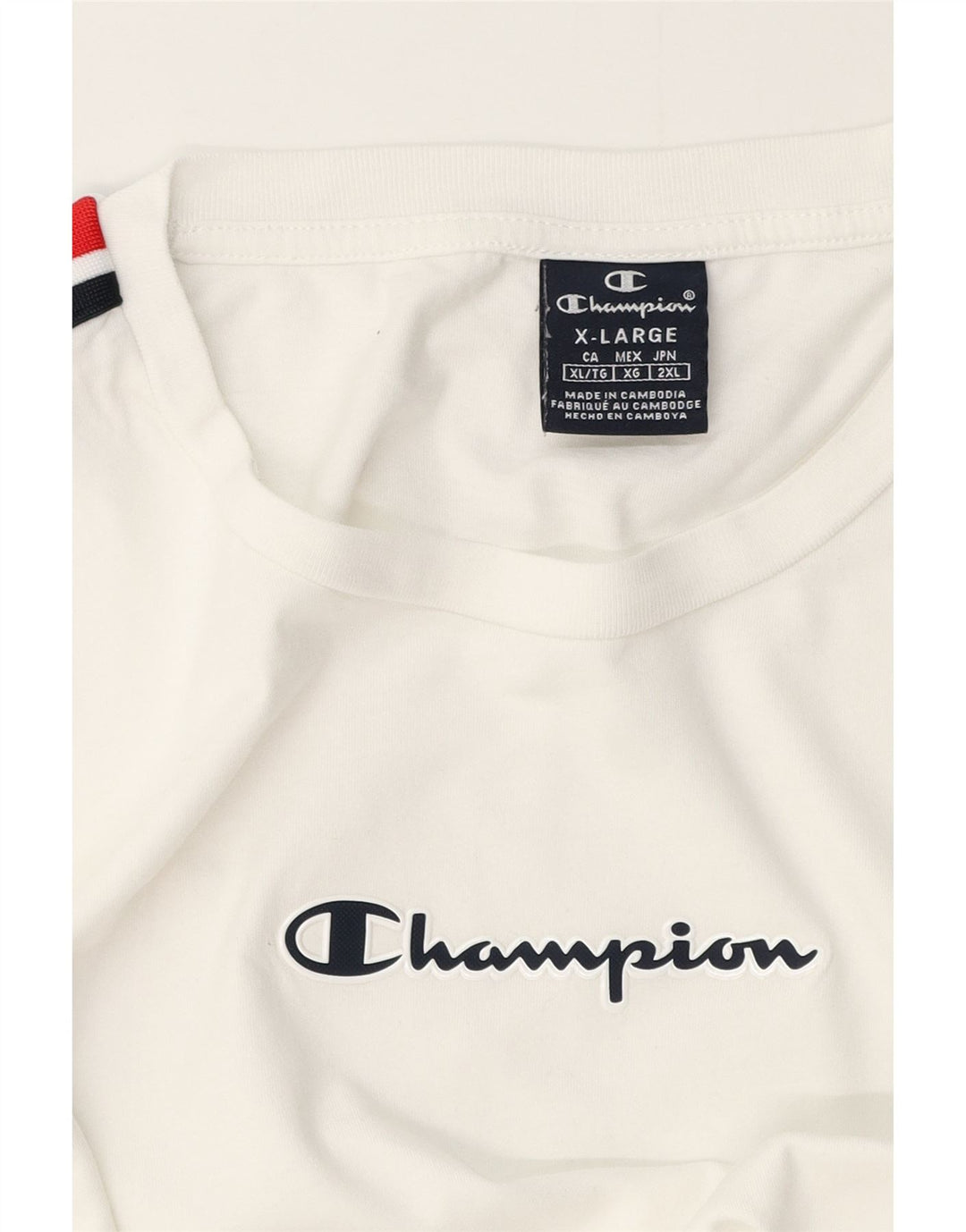 Camiseta masculina Champion XL branca