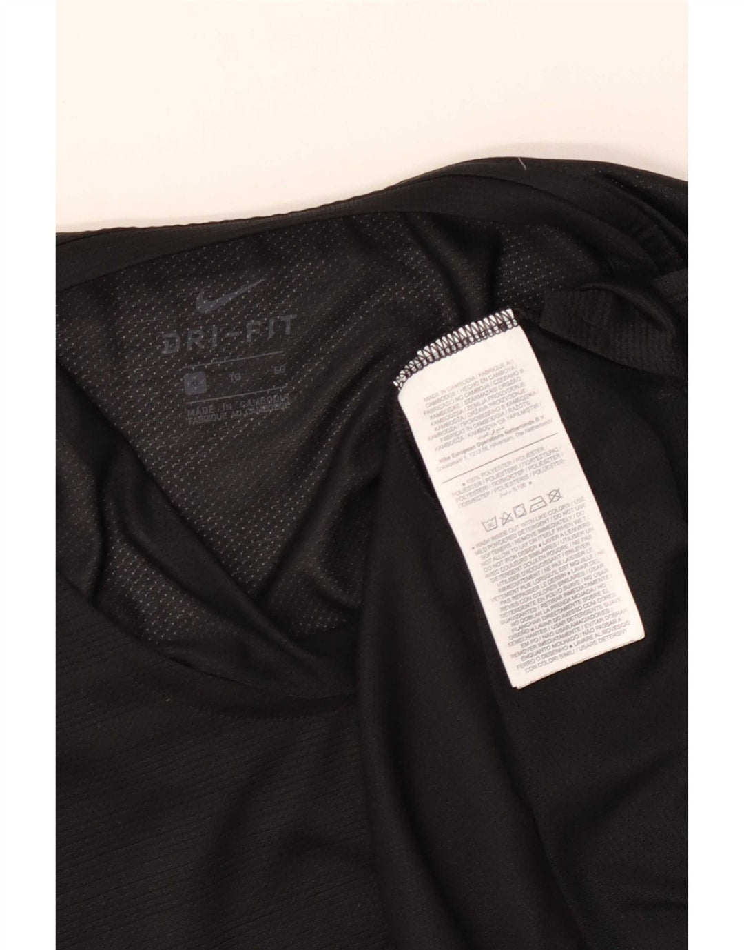 Colete Nike Masculino Dri Fit Top XL Preto Riscas de Poliéster