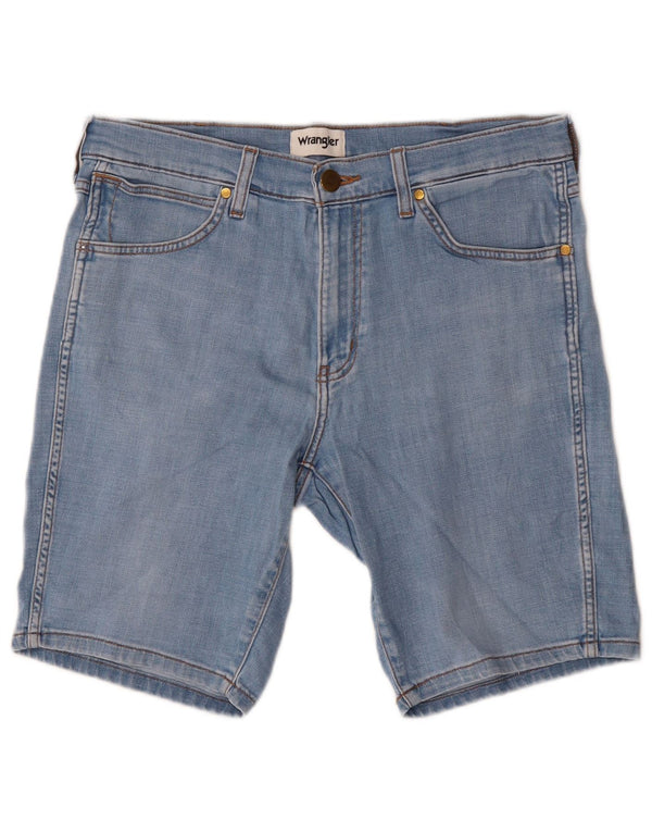 Shorts jeans masculino Wrangler W32 algodão azul médio