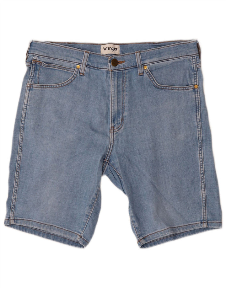 Shorts jeans masculino Wrangler W32 algodão azul médio