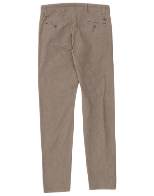 Calça Dockers Mens Skinny Chino W29 L32 Algodão Cinza