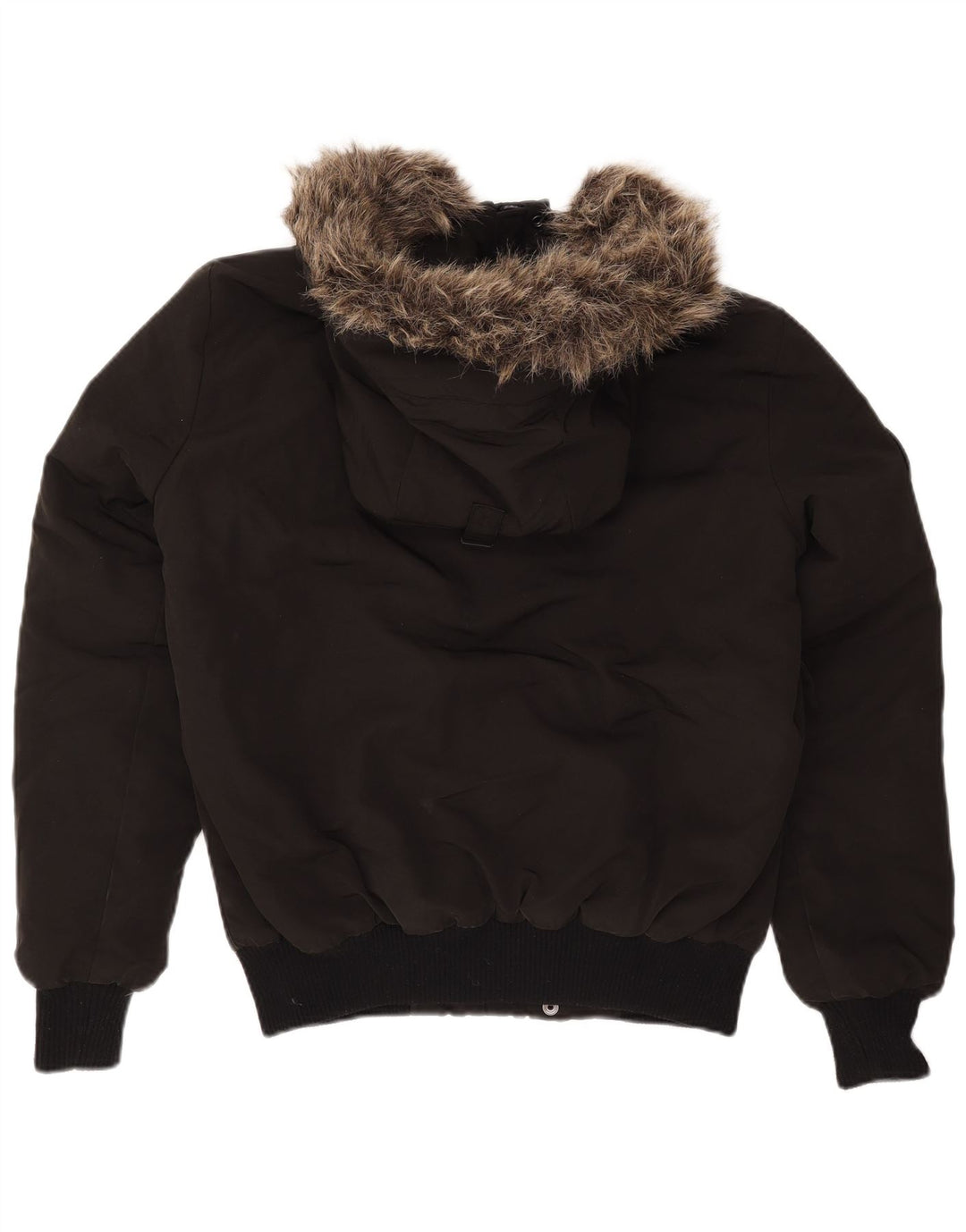 Jaqueta acolchoada com capuz masculina Superdry UK 36 pequena preta