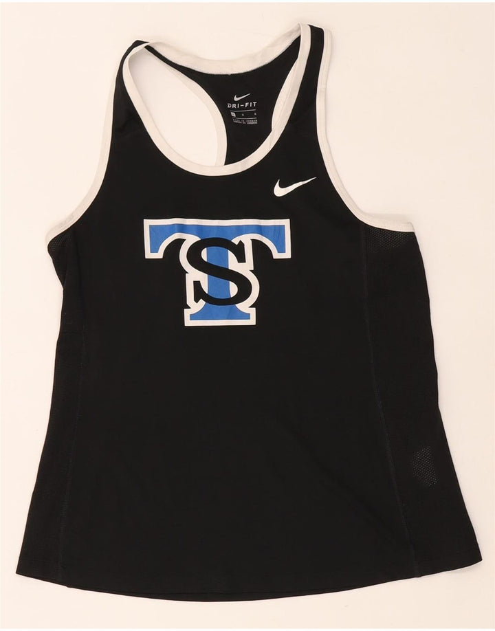 Nike Womens Saint Thomas Graphic Vest Top UK 14 Grande Poliéster Preto