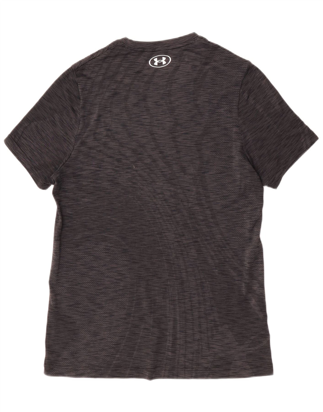 Camiseta masculina Under Armour justa preta média manchada