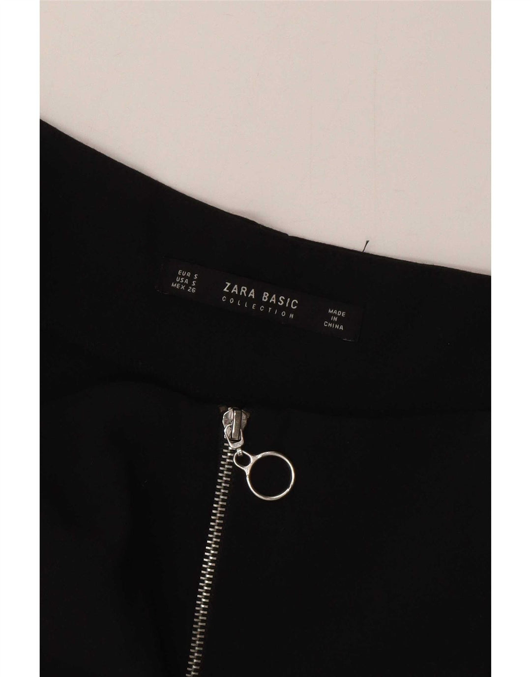 Zara Calça Cullotes Capri Feminina Pequena W26 L19 Seda Preta