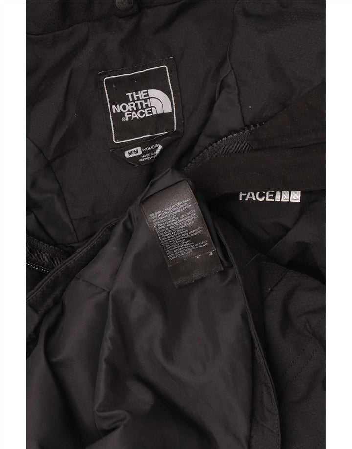 Jaqueta corta-vento feminina com capuz The North Face UK 14 médio preto nylon