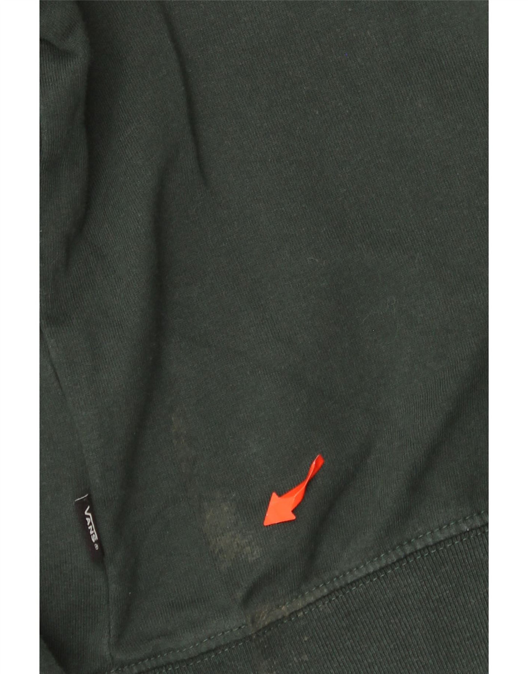 Vans Mens Graphic Hoodie Jumper XL Verde Algodão