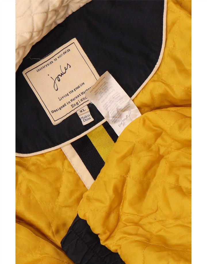 Jaqueta masculina Joules Graphic Bomber UK 42 XL azul marinho poliéster