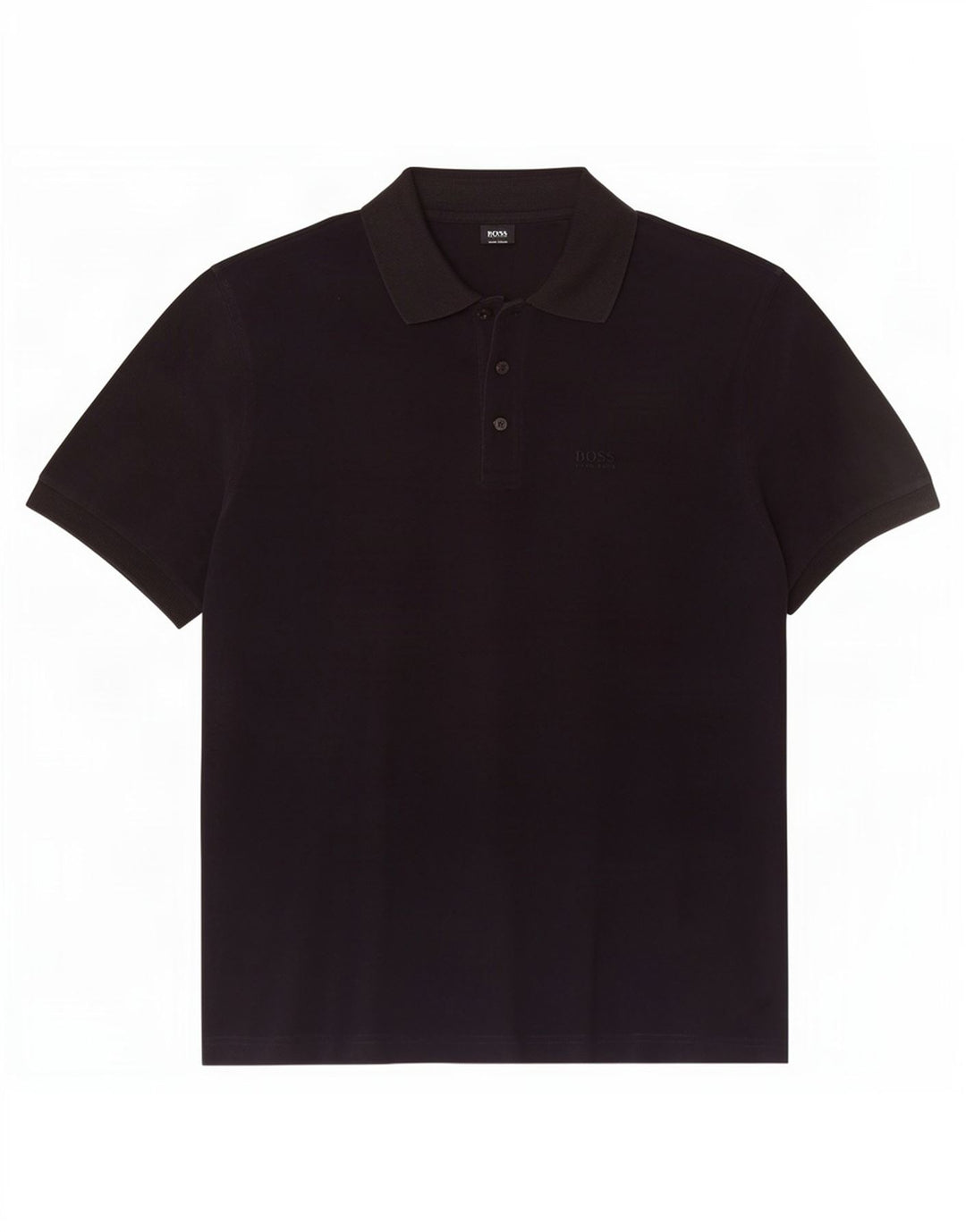Camisa polo masculina Hugo Boss grande algodão azul marinho