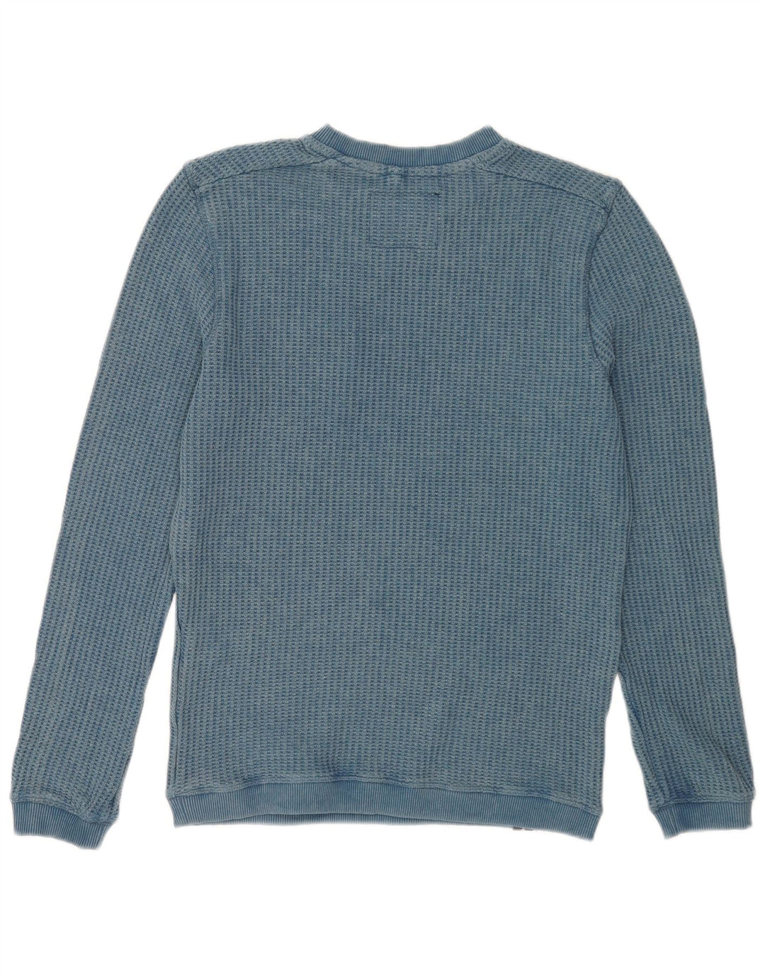 Moletom masculino estranho peixe jumper pequeno algodão azul