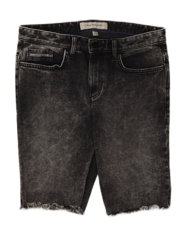 Shorts jeans masculino Calvin Klein W30 algodão cinza médio