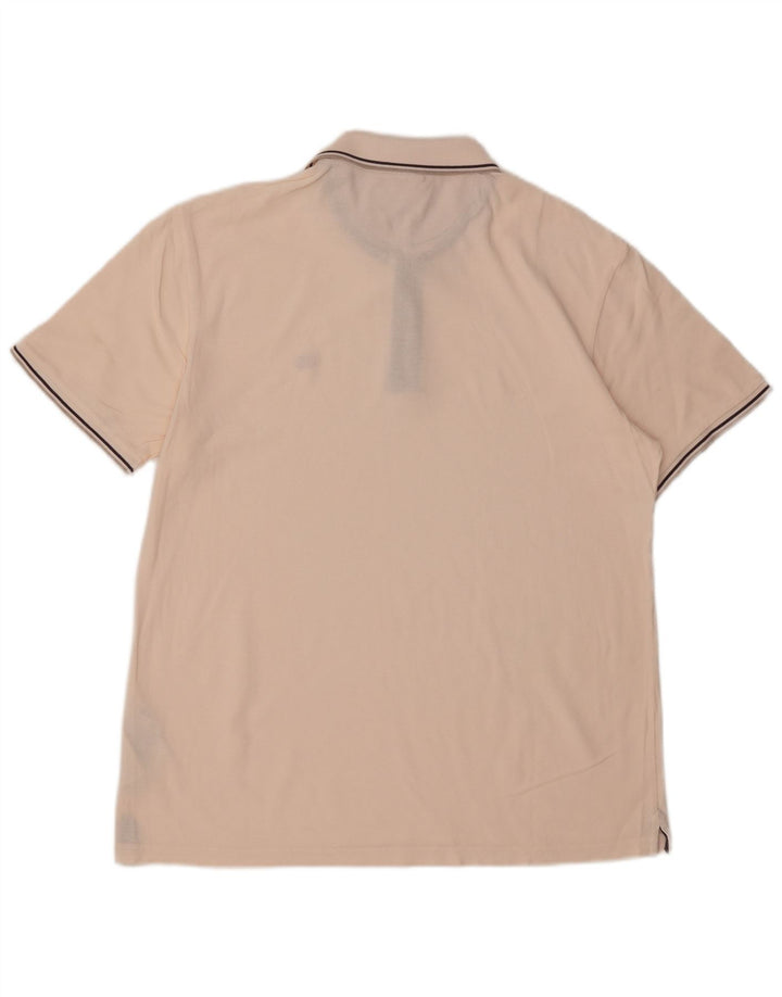 Camisa polo masculina Champion grande algodão bege