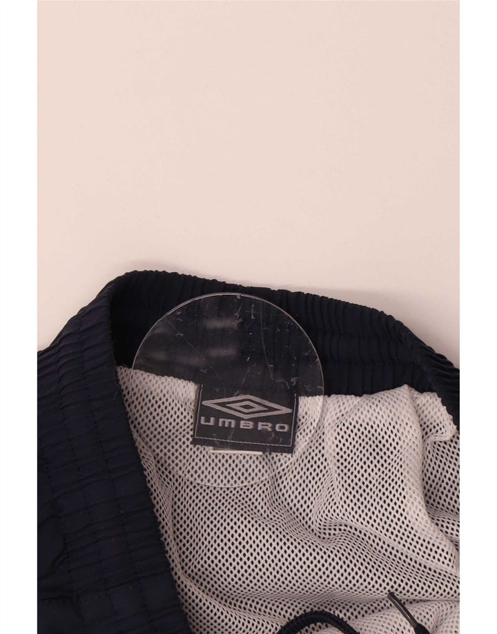 Umbro Mens Sport Shorts Médio Azul Marinho Poliéster