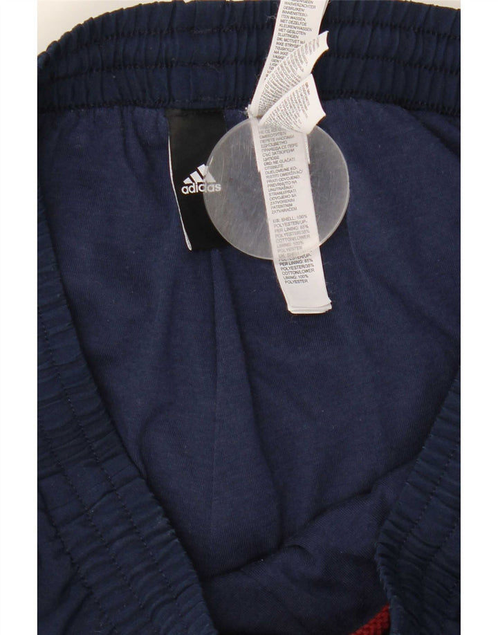 Calça de treino masculina Adidas Joggers médio azul marinho poliéster