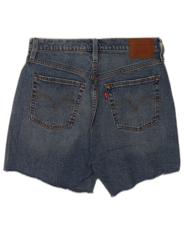 Shorts jeans feminino 501 da Levi's W28 algodão azul médio