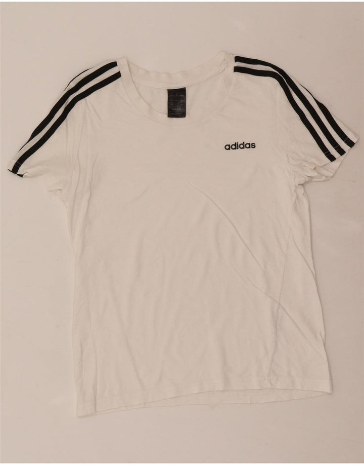 Camiseta Adidas Feminina Top UK 12/14 Médio Branco