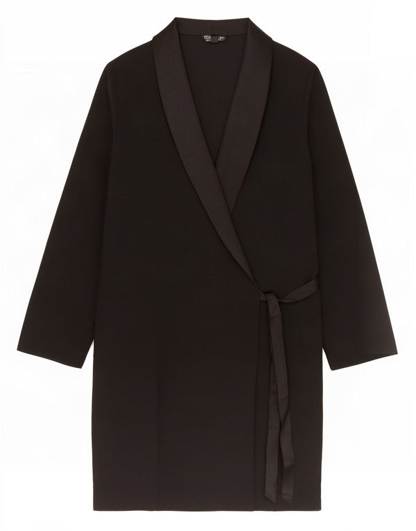 Vestido feminino Topshop UK 8 pequeno poliéster preto