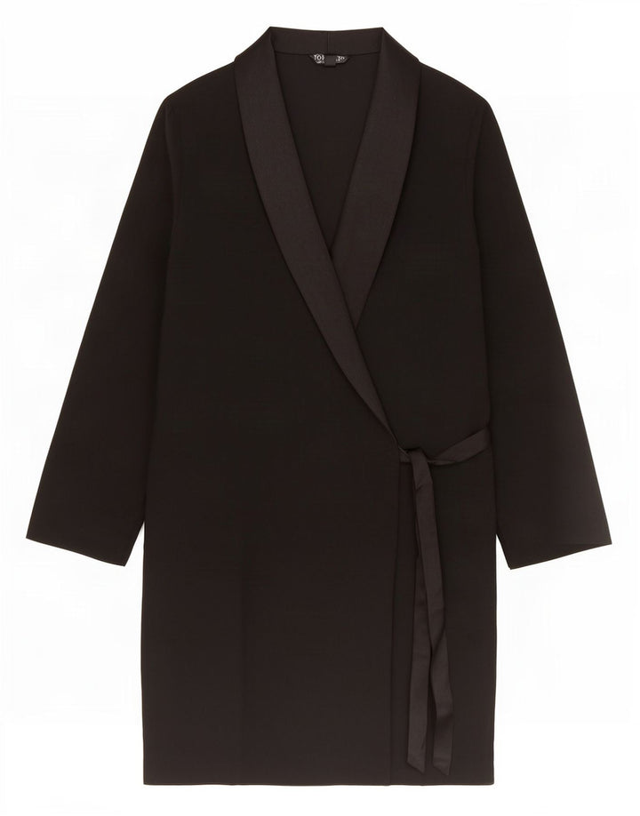 Vestido feminino Topshop UK 8 pequeno poliéster preto