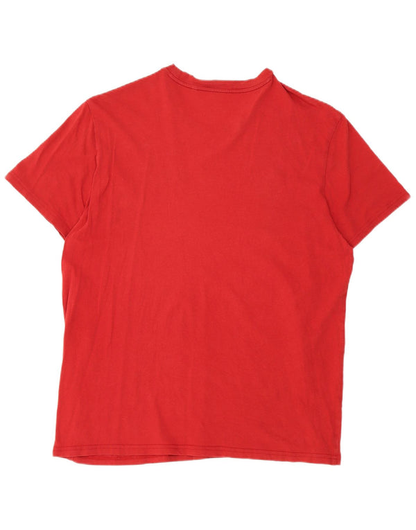 Camiseta feminina Guess com estampa gráfica UK 18 XL vermelha