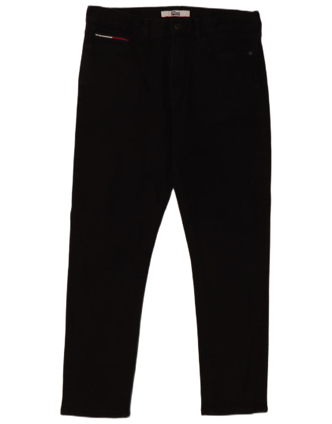 Tommy Hilfiger Masculino Slim Jeans W34 L32 Preto