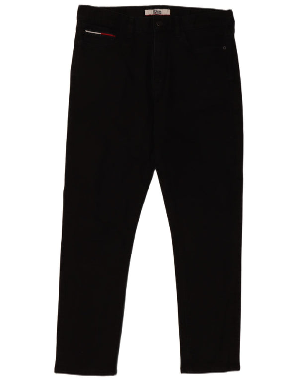 Tommy Hilfiger Masculino Slim Jeans W34 L32 Preto
