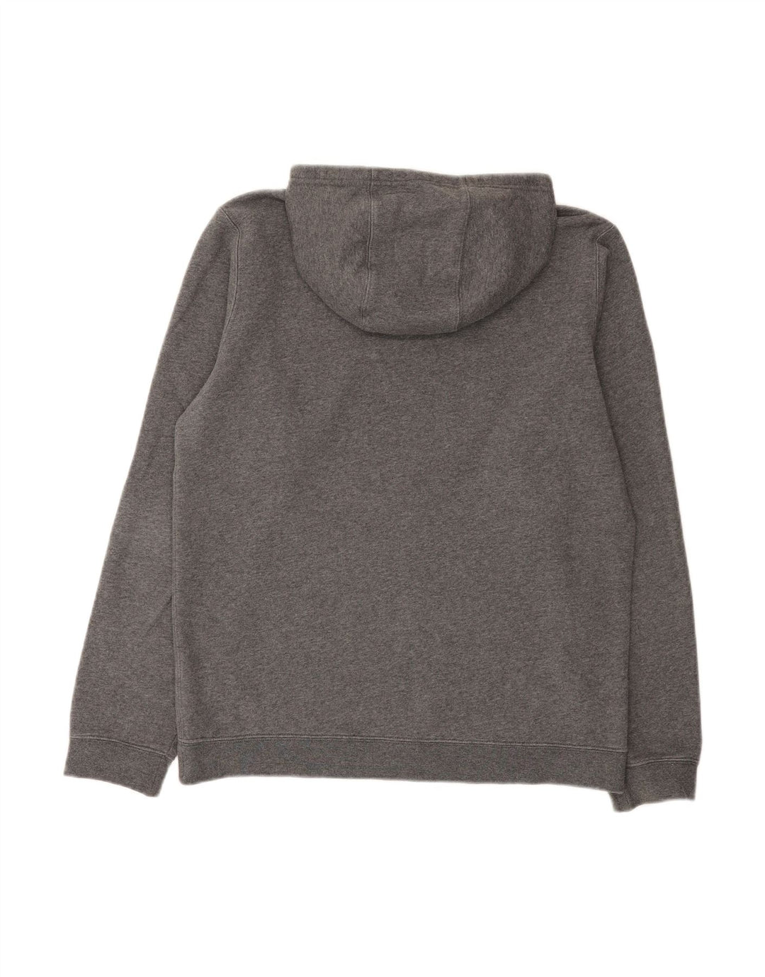 NIKE Mens Hoodie Jumper Médio Cinza Algodão